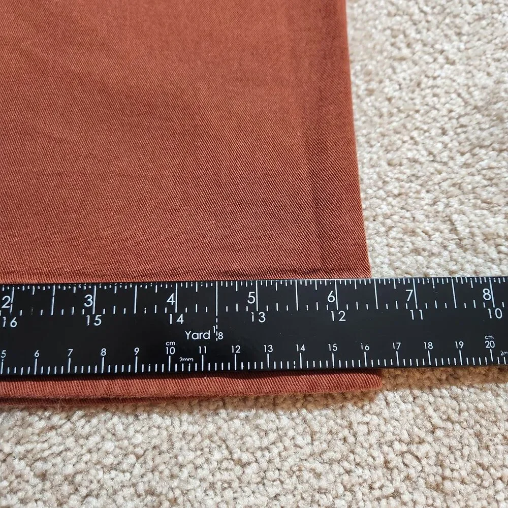 J. Crew Mercantile Pants Men 30x30(28.5) Burnt Orange Slim Straight